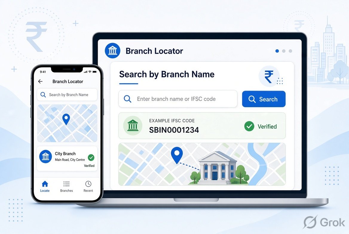 How To Find IFSC Code By Branch Name?