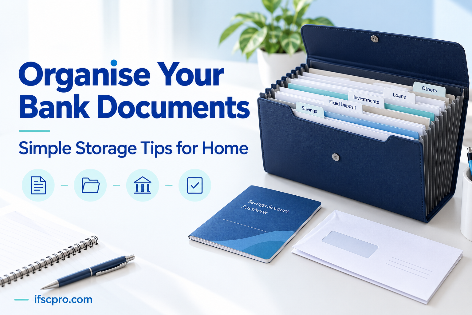 How to Organize Bank Documents at Home | IFSCPro